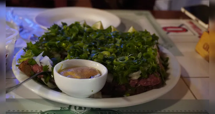 A Carne de Onça é um dos principais pratos da casa