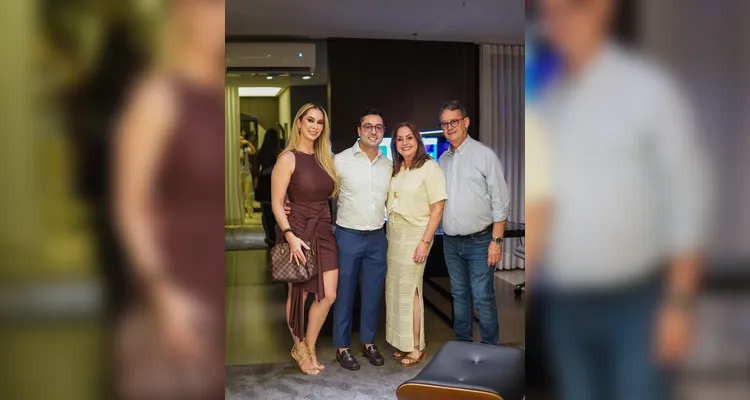 Dra.Jessica Rodrigues, Dr. Rafael Pires ladeando seus pais Gyselda Pires e Eduardo Pires