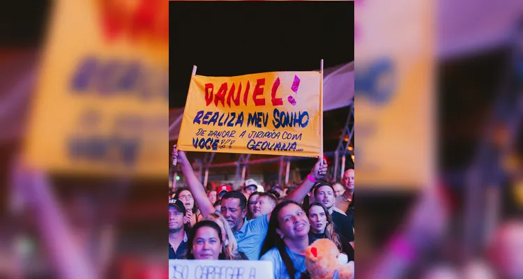 Daniel se apresentou na noite desse sábado