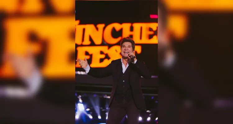 Daniel se apresentou na noite desse sábado