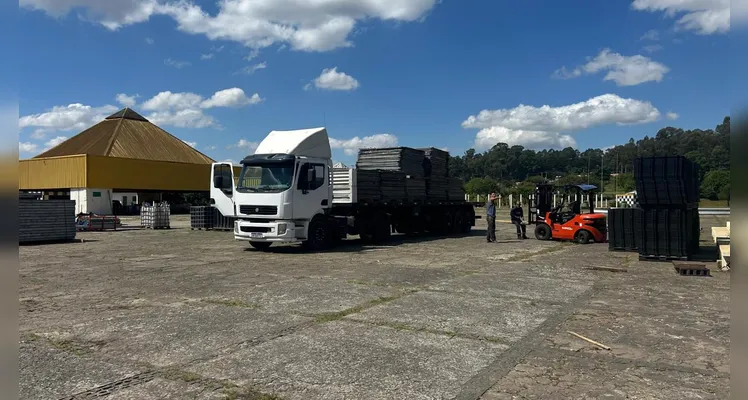 Centro de Eventos de Ponta Grossa recebe mega estrutura para a München