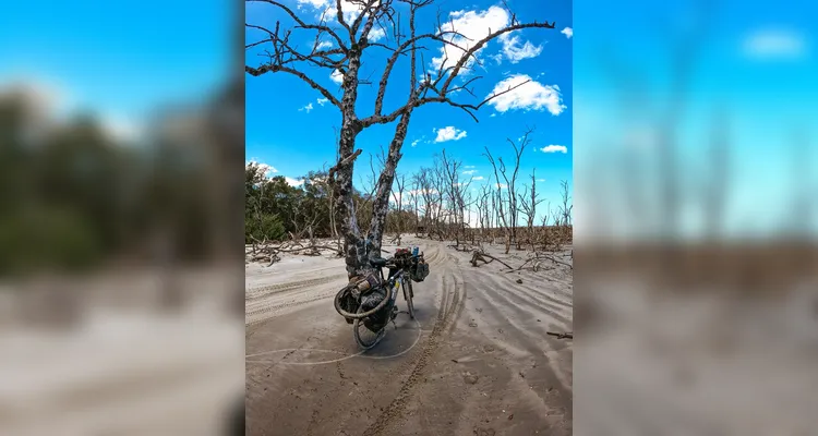 Ponta-grossense percorreu mais de 6 mil km atravessando 13 estados