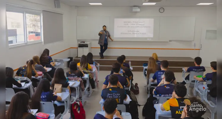 Colégio possui ampla e moderna estrutura para os alunos