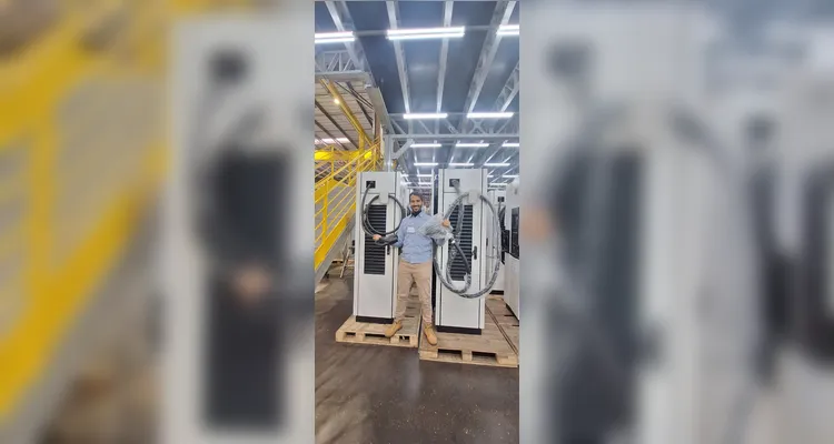 Equipamentos utilizados são da empresa WEG