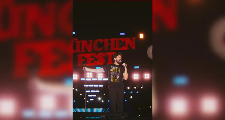 Gustavo Mioto lota Centro de Eventos na penúltima noite da 34ª Münchenfest