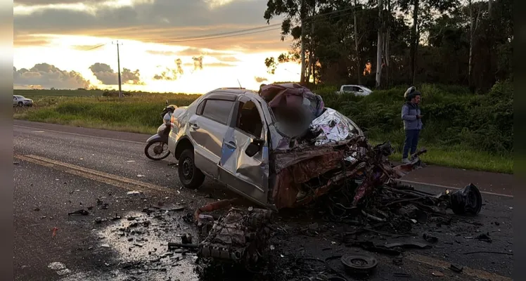Homem morre em acidente com quatro veículos na BR-369 em Cascavel