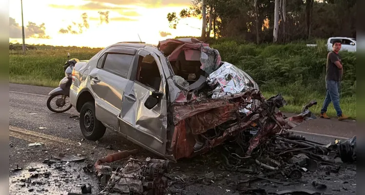 Homem morre em acidente com quatro veículos na BR-369 em Cascavel
