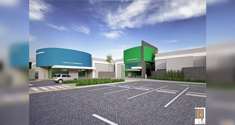 Confira imagens do projeto do novo Hospital Municipal de Imbituva.