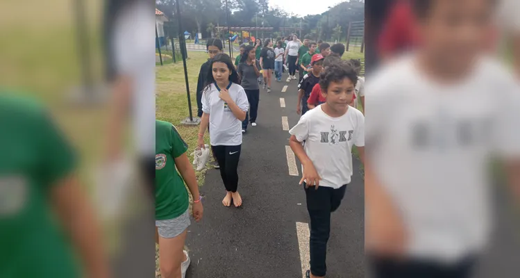 Confira os registros dentro e fora da sala de aula.