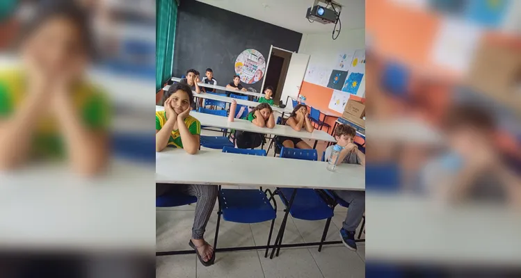 Estudantes extraíram importantes informações junto aos materiais do projeto e cooperativa.