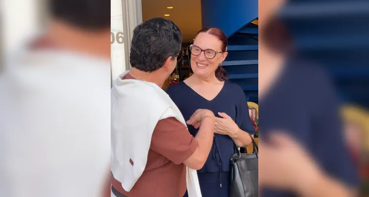 Thelma Campagnoli e este colunista