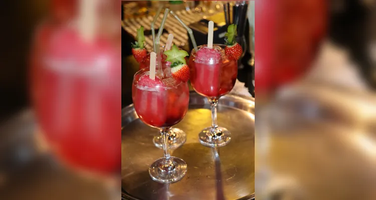 Cardápio também conta com várias opções de bebidas e drinks