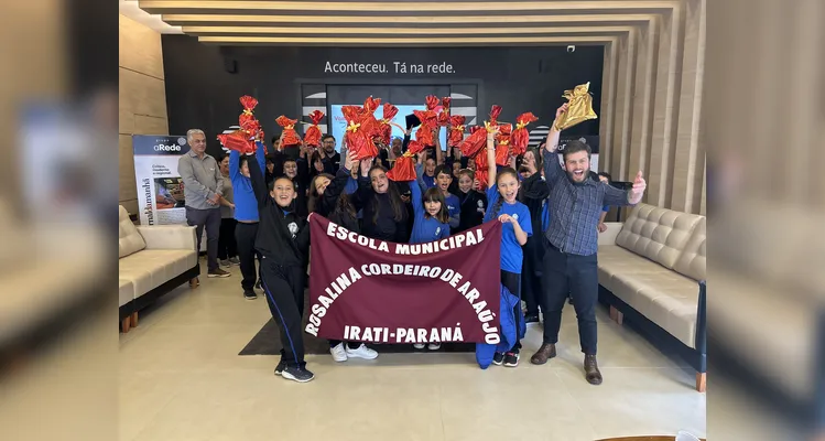 Premiação com a rede municipal de Irati.