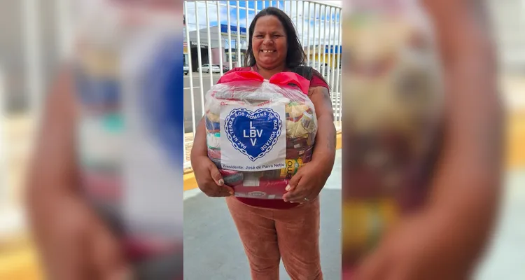 Entregas das cestas básicas na edição do ano passado - 2024