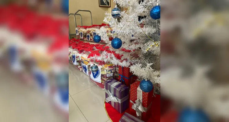 Entregas das cestas básicas na edição do ano passado - 2024