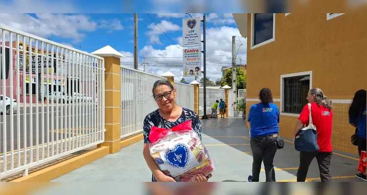 Entregas das cestas básicas na edição do ano passado - 2024