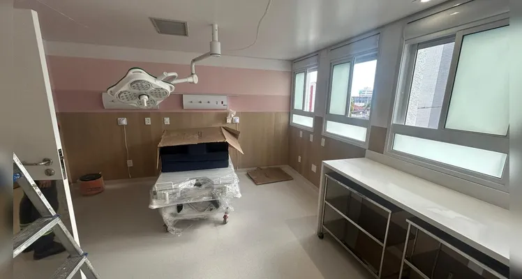 As reformas, realizadas juntamente com a Itaipu, permitiram a expansão do setor de Maternidade do hospital |