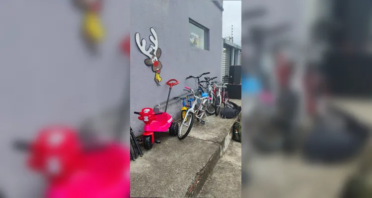 Bicicletas também foram sorteadas