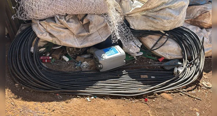 Operação desarticula grupos receptadores de fios de cobre no Paraná
