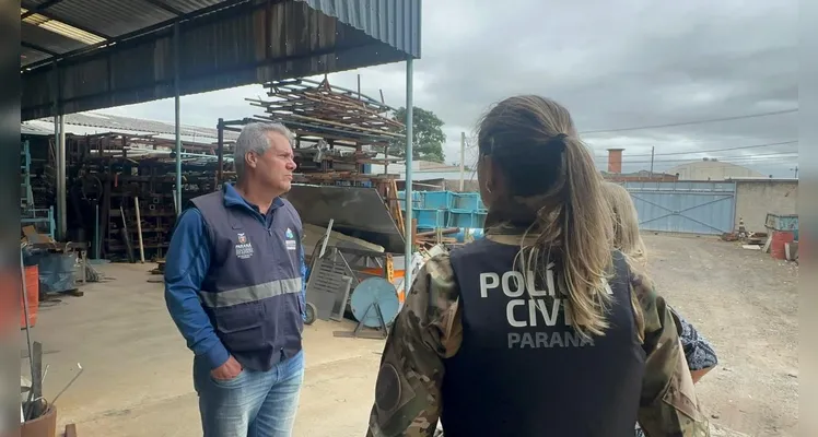 Operação desarticula grupos receptadores de fios de cobre no Paraná