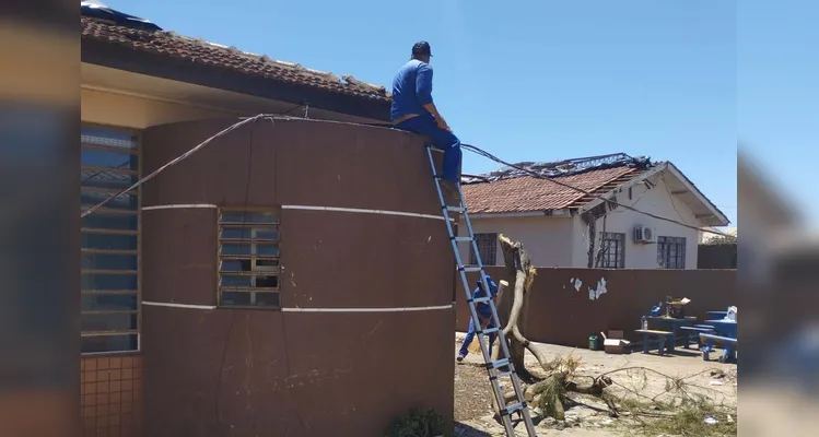 Paraná coloca presos para reconstruir escolas e Apae de Rio Bonito do Iguaçu