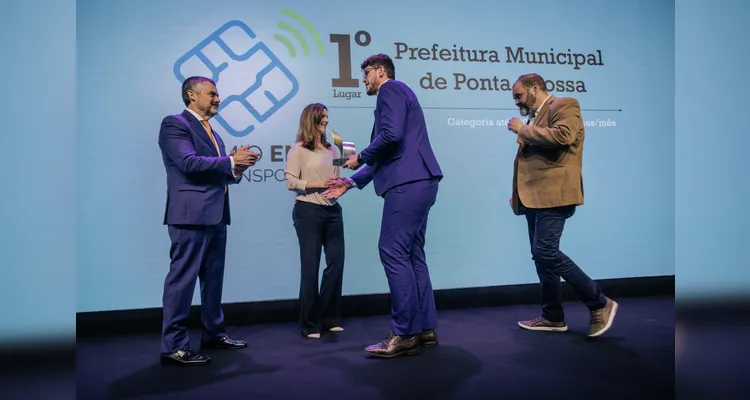 PG é premiada por tecnologia aplicada no transporte coletivo