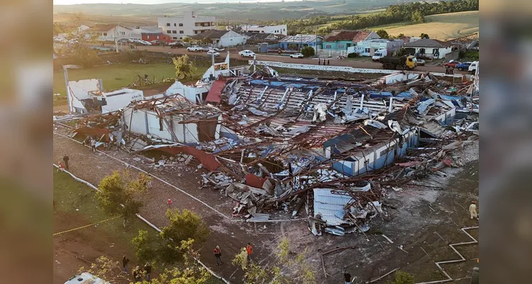 Estado deve liberar R$ 50 milhões para reconstrução de Rio Bonito do Iguaçu