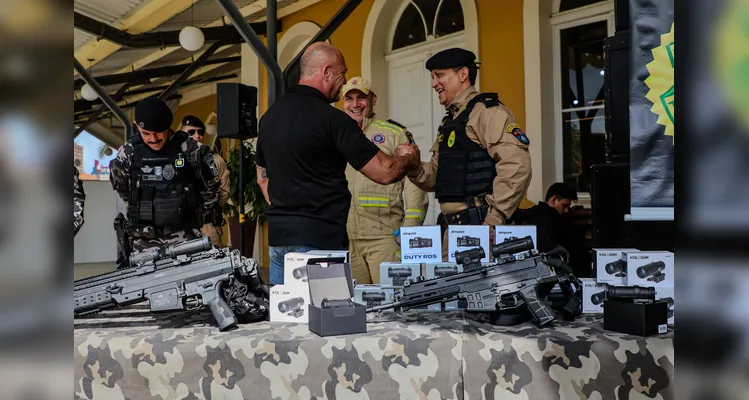 Estado entrega R$ 3,1 mi para a segurança em Ponta Grossa