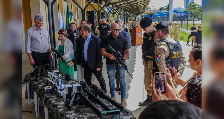 Estado entrega R$ 3,1 mi para a segurança em Ponta Grossa