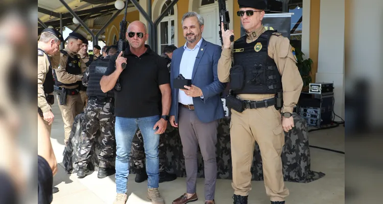 Estado entrega R$ 3,1 mi para a segurança em Ponta Grossa