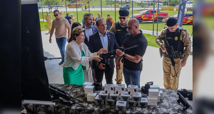 Estado entrega R$ 3,1 mi para a segurança em Ponta Grossa