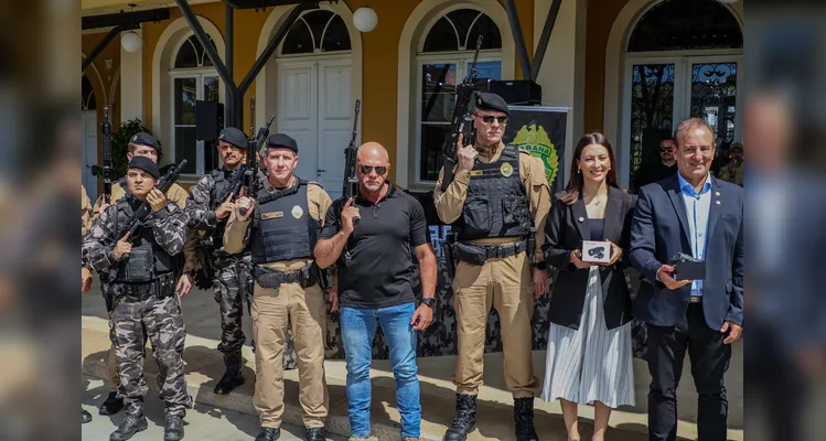 Estado entrega R$ 3,1 mi para a segurança em Ponta Grossa