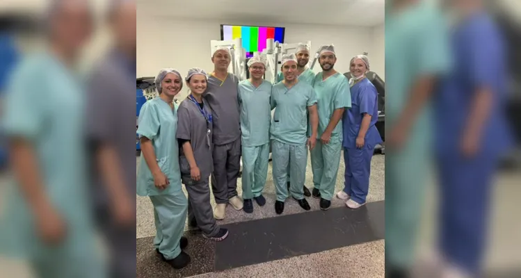 Santa Casa de Ponta Grossa realiza a primeira cirurgia robótica da região