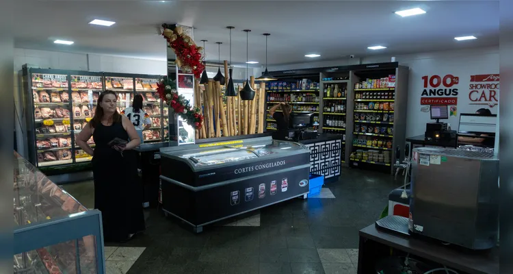 Loja é ampla e segue o modelo conceitual