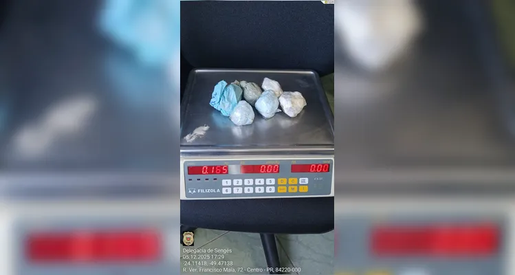 Suspeito de tráfico de drogas é preso após fugir duas vezes em Sengés