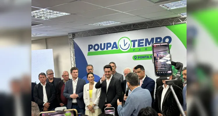 Poupatempo de Ponta Grossa é inaugurado pelo governador Ratinho Jr