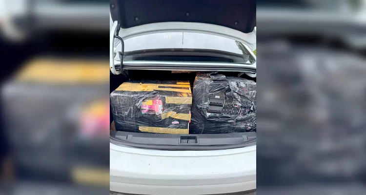 Receita Federal em PG apreende cigarros eletrônicos em operação na BR-277