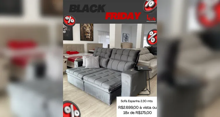 LCA Móveis e Decorações inicia o mês com Black Friday em Ponta Grossa