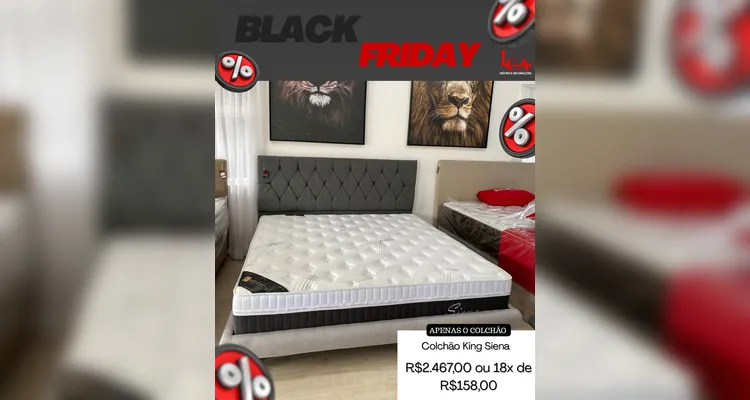 LCA Móveis e Decorações inicia o mês com Black Friday em Ponta Grossa