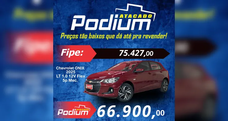 Podium Automóveis lança vendas de carros com preço de atacado para todo público