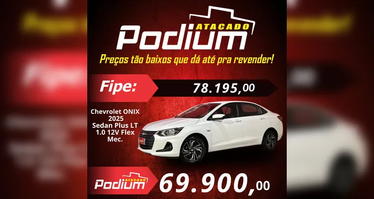 Podium Automóveis lança vendas de carros com preço de atacado para todo público
