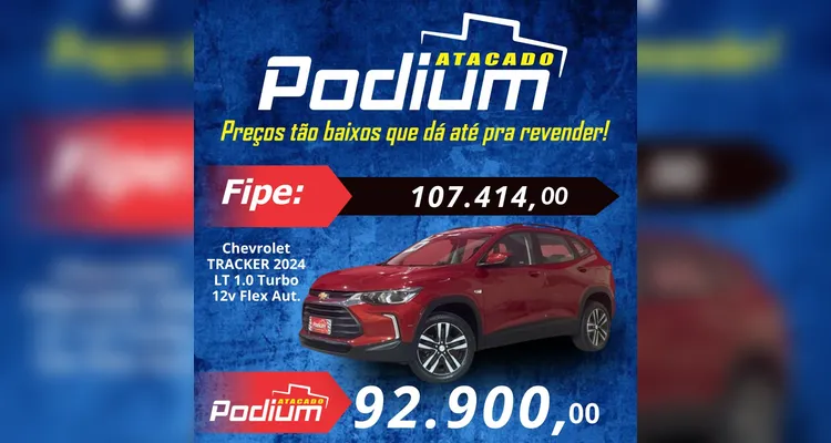Podium Automóveis lança vendas de carros com preço de atacado para todo público