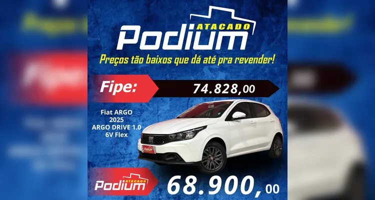 Podium Automóveis lança vendas de carros com preço de atacado para todo público