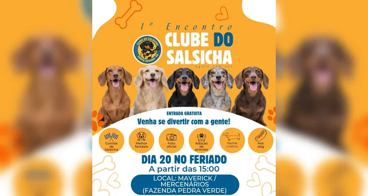Encontro do Clube de Salsichas de Ponta Grossa ganha nova data