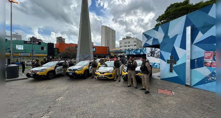 PMPR reforça policiamento em Ponta Grossa durante período de festas de fim de ano
