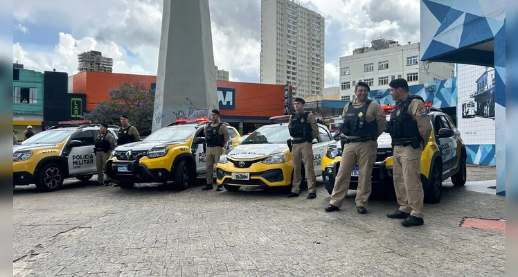PMPR reforça policiamento em Ponta Grossa durante período de festas de fim de ano
