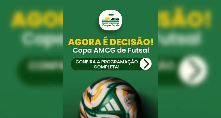 Finais da Copa AMCG de Futsal começam nesta quinta; veja o calendário de jogos