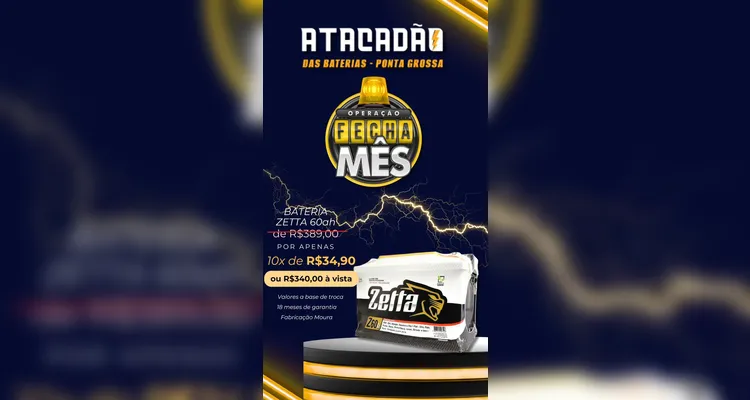 Atacadão das Baterias lança Operação Fecha Mês