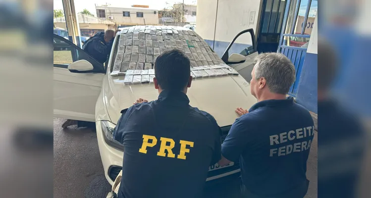 A PRF apreendeu a grande quantidade de aparelhos eletrônicos