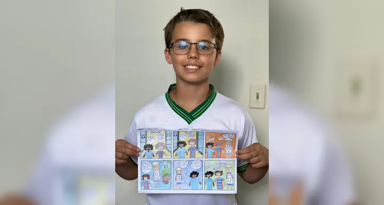 A turma produziu uma nova HQ com os personagens da história trabalhada, se empenharam em ações tarefas de casa, como fotografar alimentos e entrevistar os familiares, e ainda fizeram uma saída a campo muito especial.